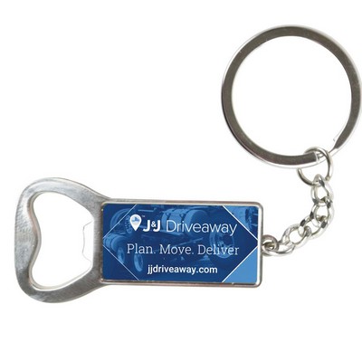 Rectangular Key Chain Bottle Opener